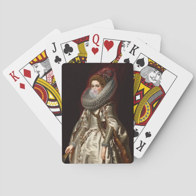 Bubbelgum Diva Marchesa Casinokort (Baksidan)