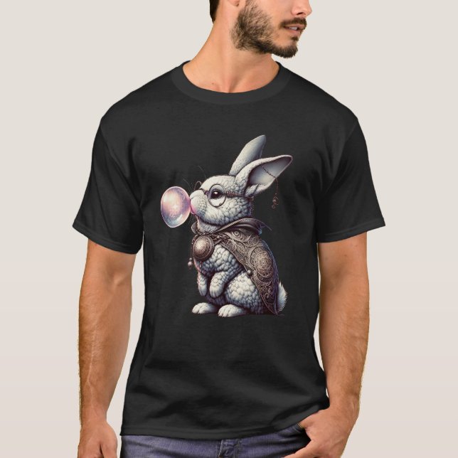 Bubbelgum från Fantasy Bunny Påsk T Shirt (Framsida)