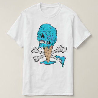 Bubbelgum Ice Cream-droppskal T Shirt