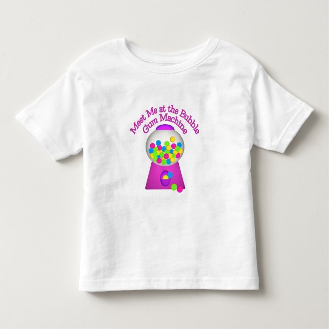 Bubbelgum Maskin Tee (Framsida)