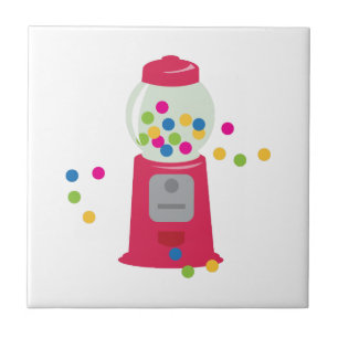 Bubbelgummaskin Kakelplatta