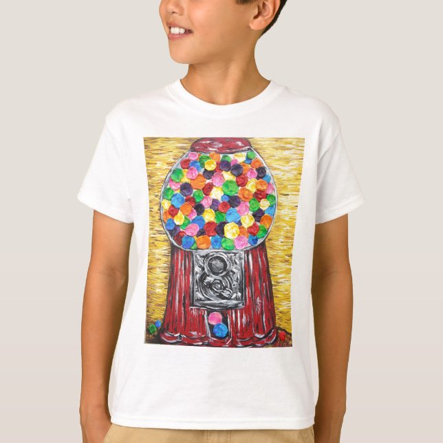 "Bubbelgummaskin ", T-shirt (Framsida)
