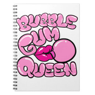 Bubbelgummi drottning Bubblegum Anteckningsbok