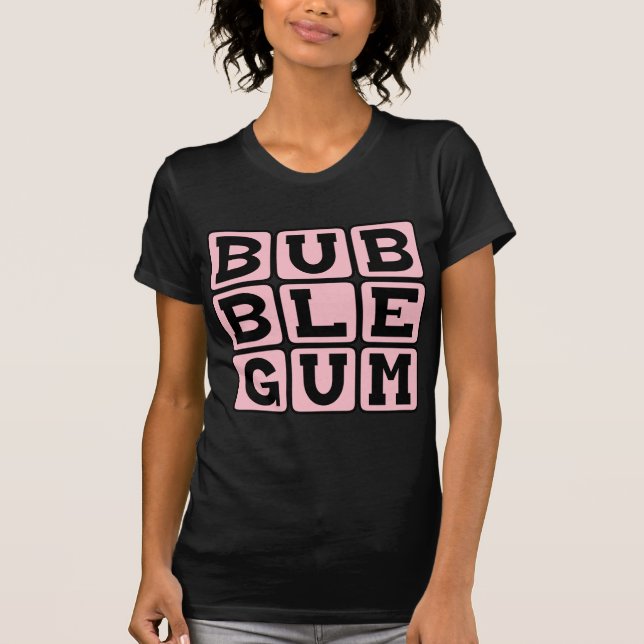 Bubbelgummi, färg och godis tröja (Framsida)