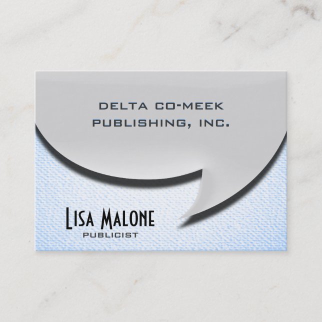 Bubbelkort tal [3d stil] visitkort (Framsida)