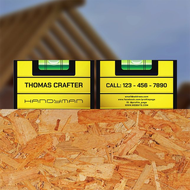 Bubbelmätare för faux-vattennivå visitkort (Skapare uppladdad)