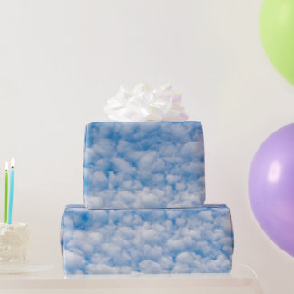 Bubbelmoln i Blå himmel-naturfoto Mammatus Presentpapper