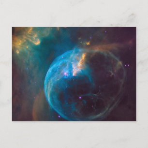 Bubbelnebulosan, Ngc 7635. Vykort