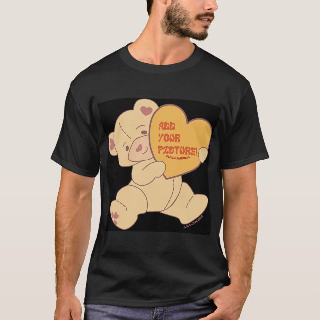 Bubbelns Rosa av lår T Shirt (Framsida)