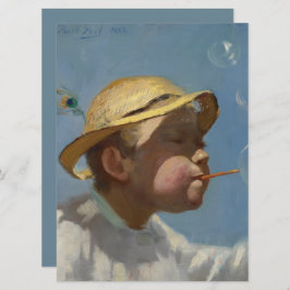 Bubbelpojken (av Paul Peel) Kort