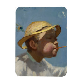 Bubbelpojken (av Paul Peel) Magnet