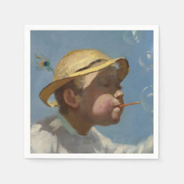 Bubbelpojken (av Paul Peel) Pappersservett