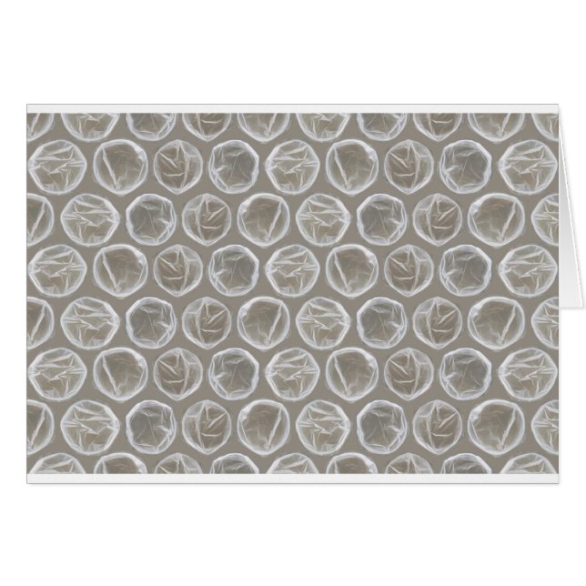 bubbelskrot hälsningskort (Framsidan Horizontal)