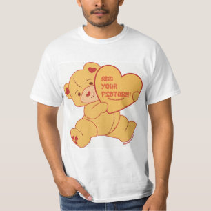 Bubbelskuren rött björnfärgssötskjorta t shirt