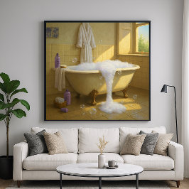 Bubbelspill - Inomhuskonst i Painterly Stil Poster