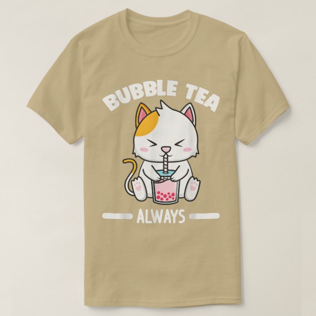 Bubbelte alltid Bubble tea Merch T Shirt (Design framsida)