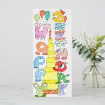 Bubbeltecken för Tecknaden grattis på födelsedagen