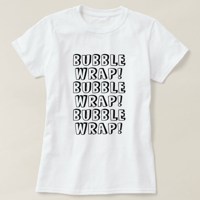 Bubbeltvätt T-shirt (Design framsida)