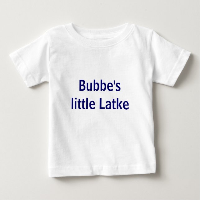 Bubbes lilla latke tee (Framsida)