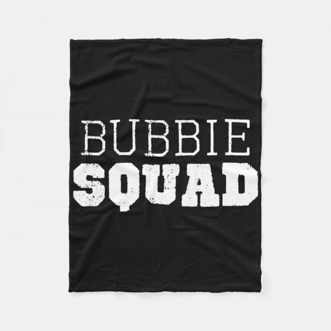 Bubbie Squad Coola Funny Fleecefilt (Framsidan)