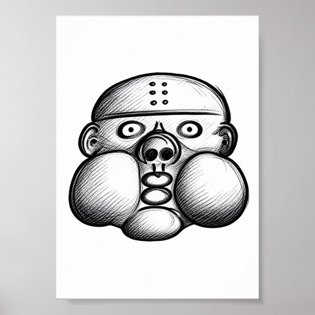 Bubbig kille poster (Framsidan)