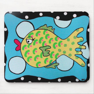 Bubbla fisken Mousepad Musmatta