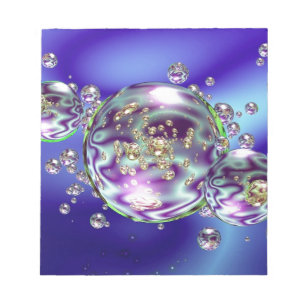 Bubbla galaxen anteckningsblock