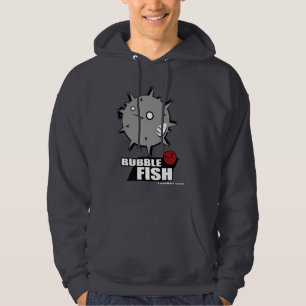 Bubbla hoodien tröja med luva