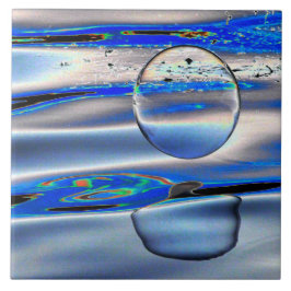 Bubbla keramisk badrumdekorabstrakt belägger med kakelplatta