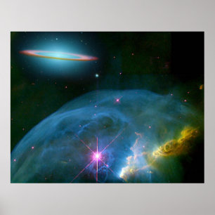 Bubbla nebulaen, & poster