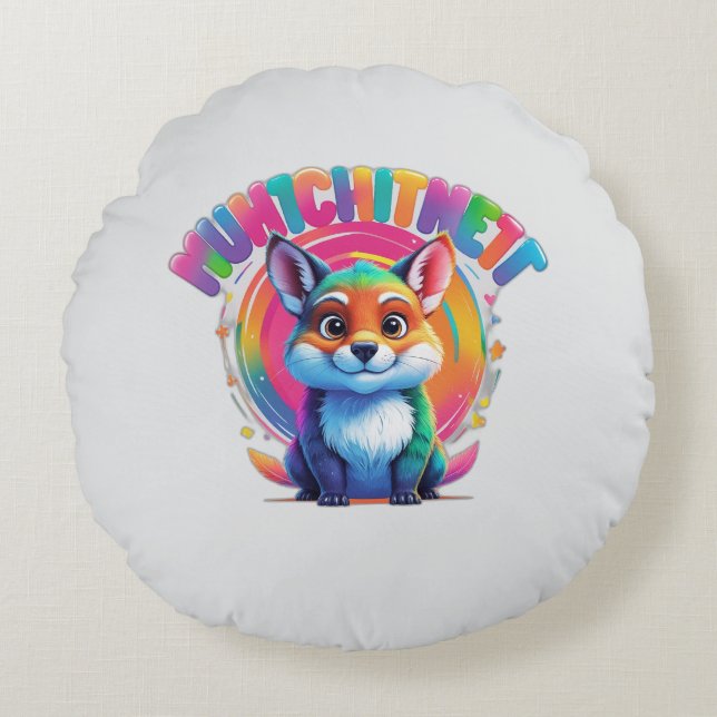 bubbla rund kudde (Framsidan)