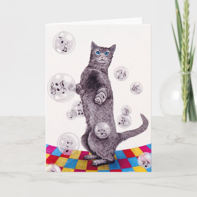 Bubbla smet kort (Framsida)