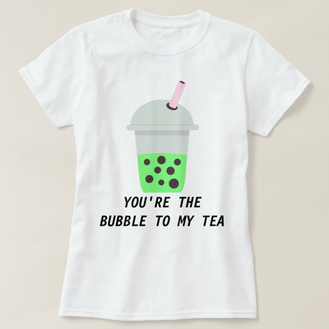 Bubbla Teaskjortan Tee Shirt (Design framsida)
