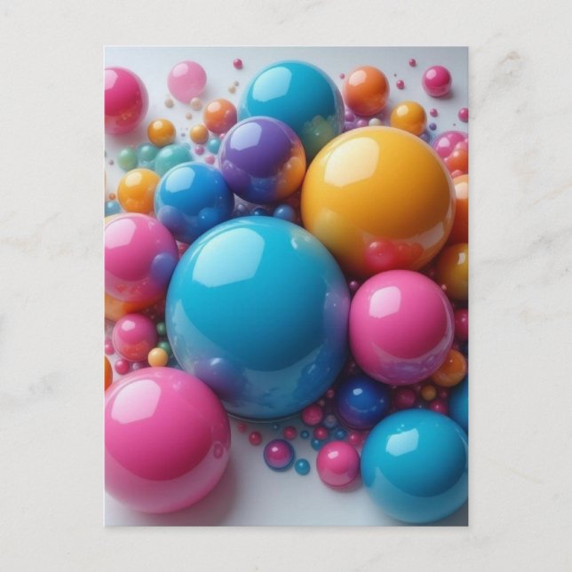 bubbla vykort (Framsida)