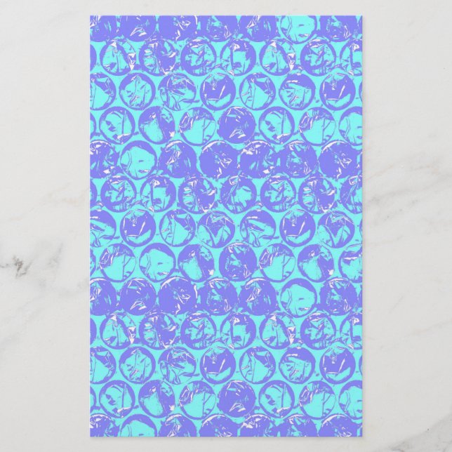 Bubbladet av popup-konsten brevpapper (Framsida)