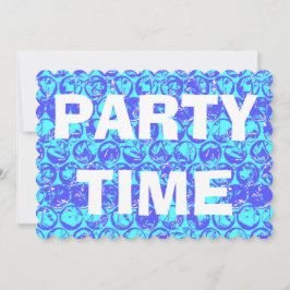 Bubbladet av popup-konsten inbjudningar