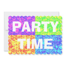 Bubbladet födelsedagsfest inbjudan