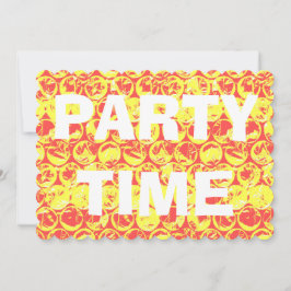 Bubbladet födelsedagsfest inbjudan