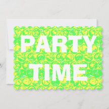 Bubbladet födelsedagsfest inbjudan