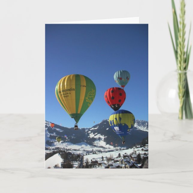 bubblande önskemål helgkort (Framsida)