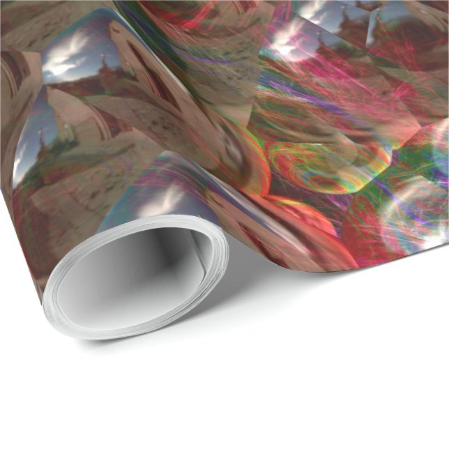 Bubblar 1 slående in papper presentpapper (Rullad Hörn)