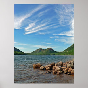 Bubblar, Acadianationalparken, Maine Poster