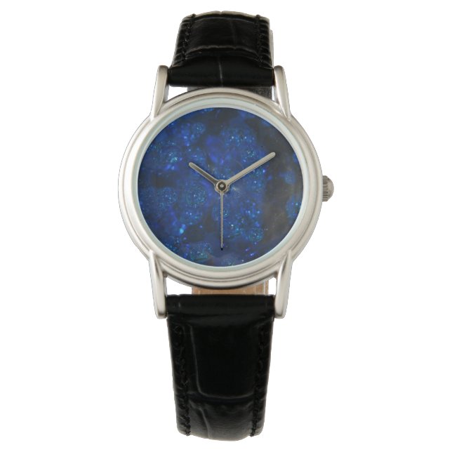 Bubblar av fallblott glas armbandsur (Framsida)