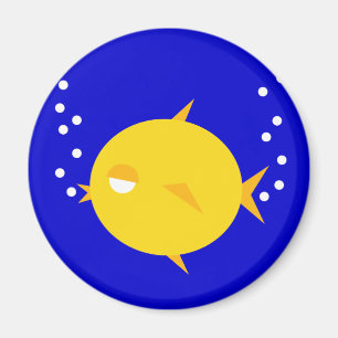 Bubblar den BlowFish_double skumpan Magnet