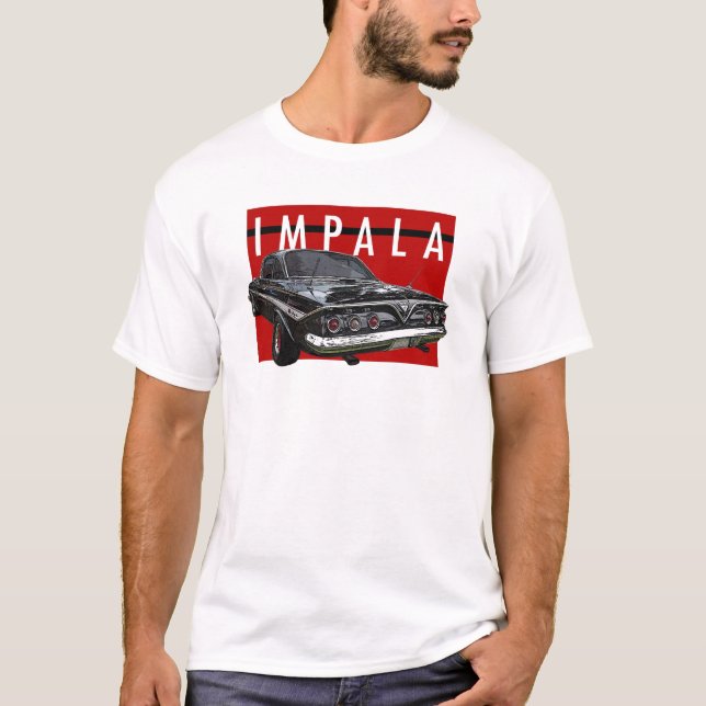 Bubblar den Chevy impalaen 1961 den bästa Tee (Framsida)