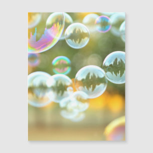 Bubblar det magnetiska kortet
