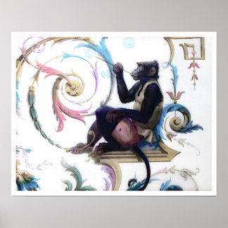 Bubblar för apa poster