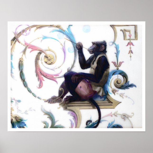 Bubblar för apa poster (Framsidan)