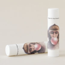Bubblar för bubbelgum från Cute Monkey-bloss