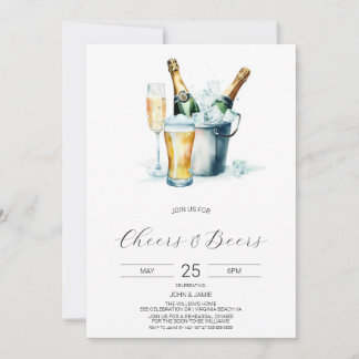 Bubblar Och Brygg Invitation Inbjudningar